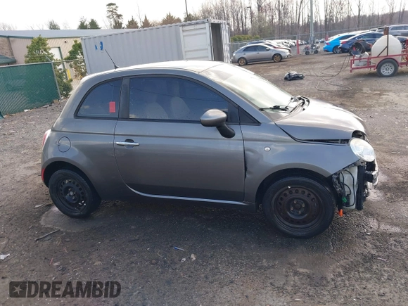 2013 FIAT 500 Pop with VIN 3C3CFFARXDT709480, listed as a IAAI auction lot 41851049 with 126,334 mi miles. Bid and sale history available at carsss.com. Image 13.