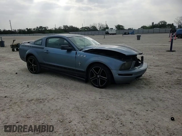 2006 Ford Mustang Standard with VIN 1ZVFT80N965176422, listed as a Copart auction lot 51189135 with 174,053 mi miles and Salvage Title. Bid and sale history available at carsss.com. Image 10.