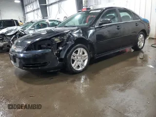 2016 Chevrolet Impala LT with VIN 2G1WB5E37G1102357, listed as a Copart auction lot 45478315 with 191,530 mi miles and Salvage Title. Bid and sale history available at DreamBid. Image 1.