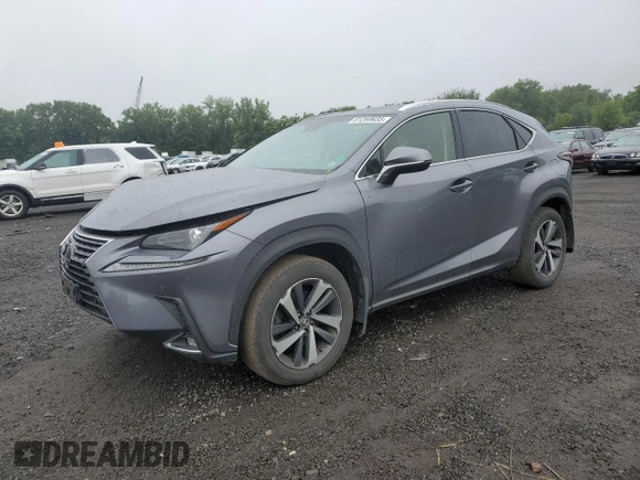 2019 Lexus NX 300 with VIN JTJBARBZ8K2184551, listed as a Copart auction lot 61269935 with 109,215 mi miles and Salvage title. Bid and sale history available at DreamBid. Image 1.