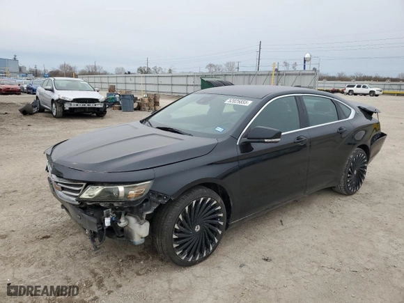2015 Chevrolet Impala LT with VIN 2G1115SL6F9253806, listed as a Copart auction lot 52025855 with 136,910 mi miles and Salvage Title. Bid and sale history available at carsss.com. Image 1.