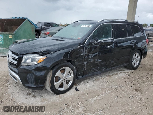 2019 Mercedes-Benz GLS with VIN 4JGDF6EE9KB229593, listed as a Copart auction lot 55353765 with Not Provided miles and Salvage Title. Bid and sale history available at carsss.com. Image 1.
