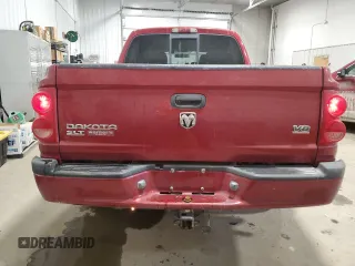 2007 Dodge Dakota SLT with VIN 1D7HW48P77S227488, listed as a Copart auction lot 84265044 with 189,982 mi miles and Salvage Title. Bid and sale history available at carsss.com. Image 6.