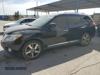 2014 Nissan Pathfinder S with VIN 5N1AR2MNXEC656347, listed as a Copart auction lot 50432045 with 195,622 mi miles and Clean Title. Bid and sale history available at carsss.com. Image 1.