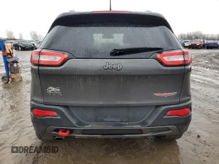 2014 Jeep Cherokee Trailhawk with VIN 1C4PJMBB6EW310613, listed as a Copart auction lot 46438185 with 122,113 mi miles and Salvage Title. Bid and sale history available at carsss.com. Image 6.