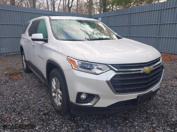 2019 Chevrolet Traverse LT Cloth with VIN 1GNEVGKW6KJ127390, listed as a IAAI auction lot 41971142 with 44,335 mi miles. Bid and sale history available at carsss.com. Image 1.