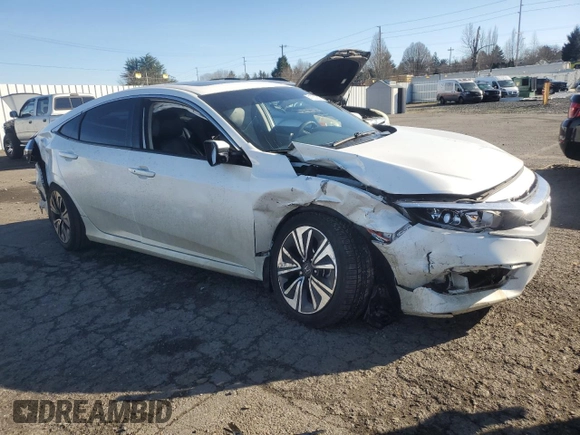 2017 Honda Civic EX-T with VIN 19XFC1F33HE010646, listed as a Copart auction lot 47307915 with 85,610 mi miles and Salvage Title. Bid and sale history available at carsss.com. Image 4.
