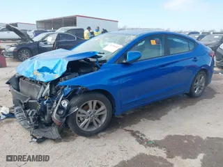 2018 Hyundai Elantra GL with VIN KMHD84LF4JU628540, listed as a IAAI auction lot 41194612 with 33,735 mi miles. Bid and sale history available at carsss.com. Image 2.
