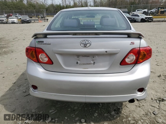 2010 Toyota Corolla with VIN 2T1BU4EEXAC457317, listed as a Copart auction lot 51596195 with 203,296 mi miles and Salvage Title. Bid and sale history available at carsss.com. Image 6.