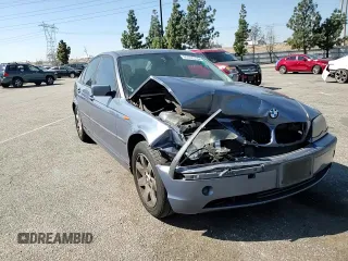 2004 BMW 3 Series 325i with VIN WBAAZ33404KP83614, listed as a Copart auction lot 46553355 with 146,198 mi miles and Salvage Title. Bid and sale history available at carsss.com. Image 10.