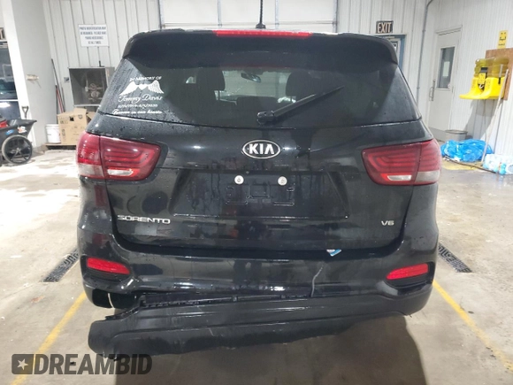 2019 Kia Sorento S with VIN 5XYPG4A5XKG489659, listed as a Copart auction lot 87430664 with Not Provided miles and Salvage Title. Bid and sale history available at DreamBid. Image 6.