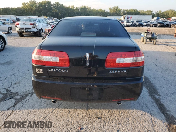 2006 Lincoln Zephyr z VIN 3LNHM26146R663823, wystawiony jako Copart lot #70316614 z przebiegiem 102 478 mil mil oraz Szkody całkowita. Historia ofert i sprzedaży dostępna na DreamBid. Obrazek 6.