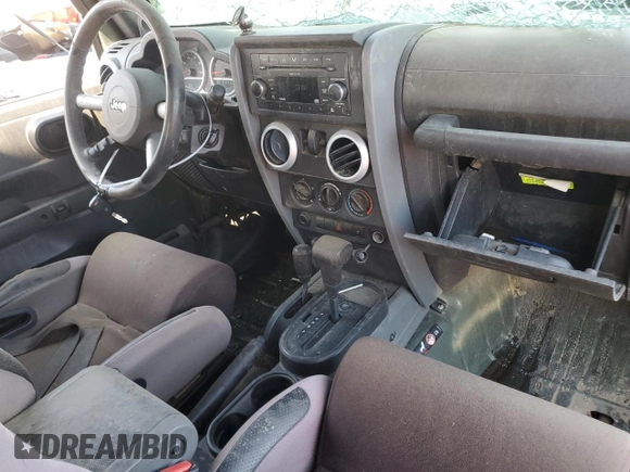 2008 Jeep Wrangler Sahara with VIN 1J4FA54178L653453, listed as a Copart auction lot 45490235 with 95,250 mi miles and Salvage title. Bid and sale history available at DreamBid. Image 8.