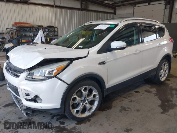 2013 Ford Escape Titanium with VIN 1FMCU9J96DUC60268, listed as a IAAI auction lot 42095407 with 105,307 mi miles and . Bid and sale history available at DreamBid. Image 17.