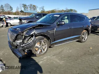 2022 Genesis GV80 Advanced Plus z VIN KMUHCESC4NU075604, wystawiony jako Copart lot #81879594 z przebiegiem 34 330 mil mil oraz Szkoda całkowita • Salvage title. Historia ofert i sprzedaży dostępna na DreamBid. Obrazek 1.
