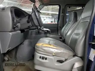 2008 Ford Econoline Passenger XL with VIN 1FMNE11L18DB43562, listed as a Copart auction lot 50723515 with 143,874 mi miles and Salvage Title. Bid and sale history available at carsss.com. Image 7.