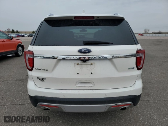 2016 Ford Explorer Limited with VIN 1FM5K8F8XGGC34204, listed as a Copart auction lot 51138245 with 120,971 mi miles and Salvage Title. Bid and sale history available at carsss.com. Image 6.