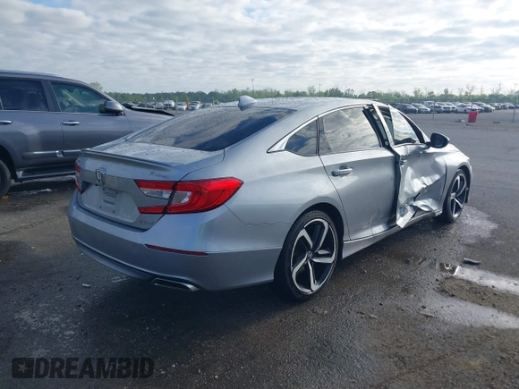 2019 Honda Accord Sport with VIN 1HGCV1F3XKA043815, listed as a IAAI auction lot 41997607 with 91,001 mi miles and . Bid and sale history available at DreamBid. Image 4.