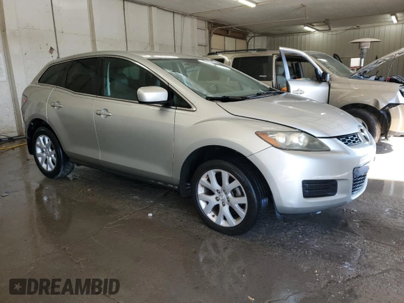 2008 Mazda CX-7 Sport with VIN JM3ER293X80185648, listed as a Copart auction lot 52094535 with 185,123 mi miles and Salvage Title. Bid and sale history available at DreamBid. Image 4.