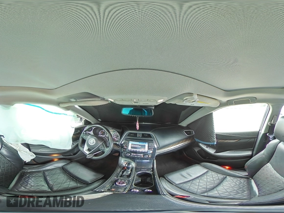 2017 Nissan Maxima Platinum with VIN 1N4AA6AP9HC387387, listed as a Copart auction lot 58727605 with 335,186 mi miles and Salvage title. Bid and sale history available at DreamBid. Image 15.