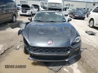2017 FIAT 124 Spider Lusso with VIN JC1NFAEK4H0103516, listed as a Copart auction lot 57253905 with 46,291 mi miles and Salvage title. Bid and sale history available at DreamBid. Image 5.