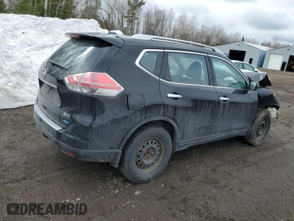 2015 Nissan Rogue S with VIN 5N1AT2MT6FC876568, listed as a Copart auction lot 50092175 with 182,218 mi miles and Salvage Title. Bid and sale history available at carsss.com. Image 3.