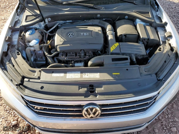 2017 Volkswagen Passat R-Line w/Comfort Pkg with VIN 1VWDT7A34HC056895, listed as a Copart auction lot 43785695 with 75,560 mi miles and Salvage Title. Bid and sale history available at carsss.com. Image 12.