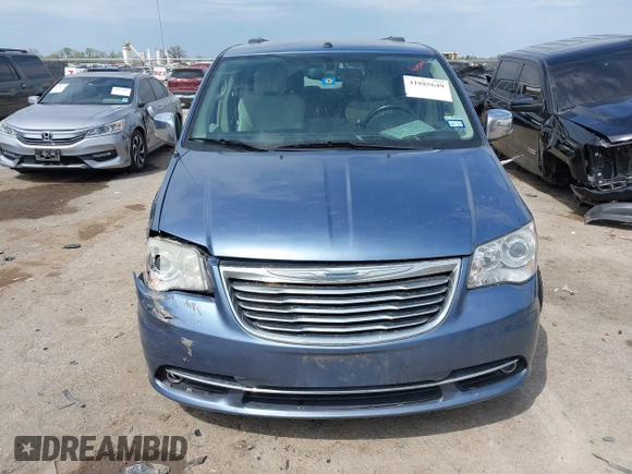 2011 Chrysler Town & Country Limited with VIN 2A4RR6DG0BR716004, listed as a IAAI auction lot 41885649 with 235,612 mi miles. Bid and sale history available at carsss.com. Image 12.