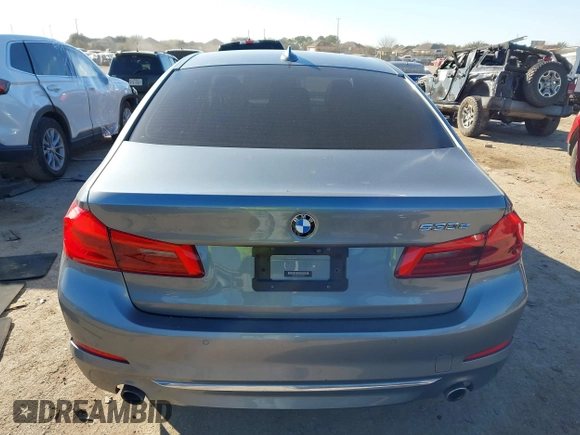 2019 BMW 5 Series 530e iPerformance with VIN WBAJA9C51KB391855, listed as a IAAI auction lot 41429622 with 47,162 mi miles. Bid and sale history available at carsss.com. Image 16.