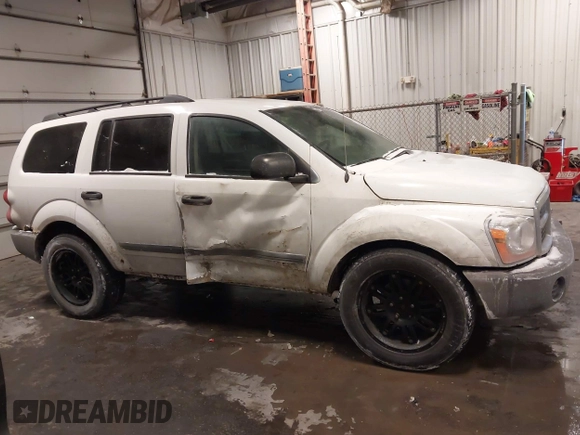 2005 Dodge Durango SXT with VIN 1D4HB38NX5F624748, listed as a IAAI auction lot 41596905 with 204,466 mi miles and . Bid and sale history available at DreamBid. Image 14.