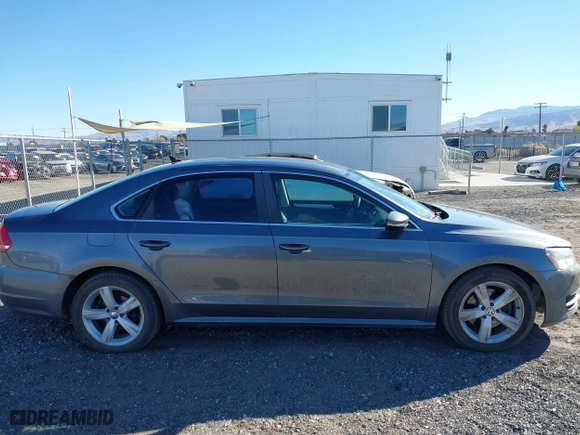 2012 Volkswagen Passat SE with VIN 1VWBP7A31CC008775, listed as a IAAI auction lot 41353437 with 118,815 mi miles. Bid and sale history available at carsss.com. Image 13.