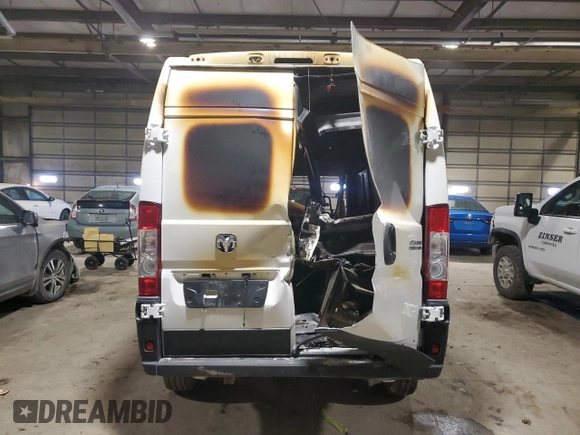 2024 Ram ProMaster Cargo Tradesman with VIN 3C6LRVDGXRE153360, listed as a Copart auction lot 87053644 with Not Provided miles and Salvage Title. Bid and sale history available at DreamBid. Image 6.