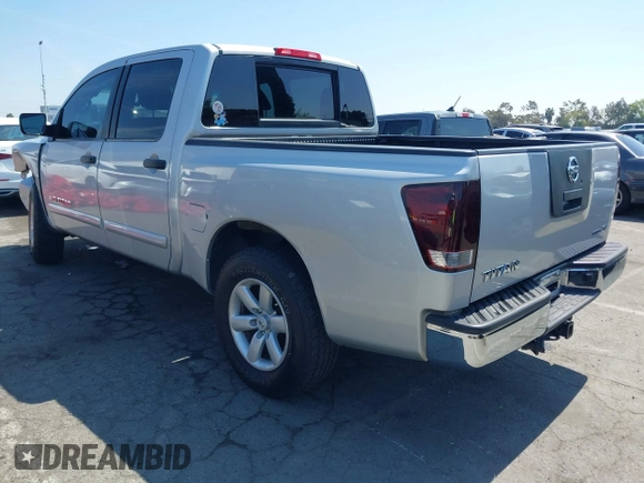 2012 Nissan Titan SV with VIN 1N6BA0EK5CN312092, listed as a IAAI auction lot 41881794 with 65,673 mi miles. Bid and sale history available at carsss.com. Image 3.