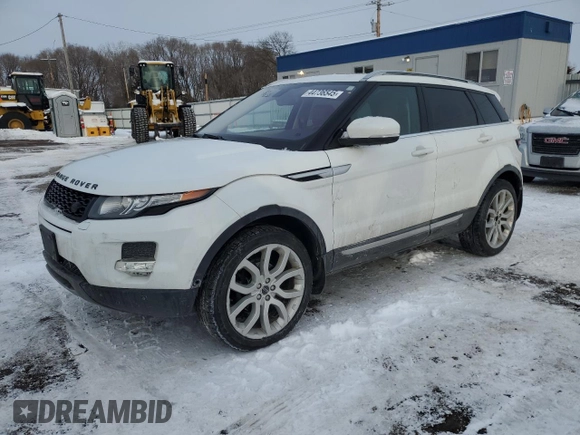 2012 Land Rover Range Rover Evoque Prestige Premium z VIN SALVV2BG1CH664643, wystawiony jako Copart lot #44736545 z przebiegiem Nie podano mil oraz Czysty tytuł • Clean title. Historia ofert i sprzedaży dostępna na DreamBid. Obrazek 1.