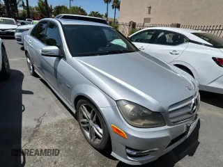 2012 Mercedes-Benz C 250 Sport with VIN WDDGF4HB8CR217294, listed as a Copart auction lot 64860895 with 146,786 mi miles and Clean title. Bid and sale history available at DreamBid. Image 1.
