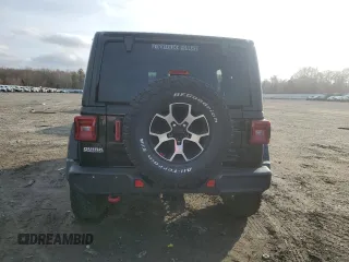 2021 Jeep Wrangler Unlimited Rubicon with VIN 1C4HJXFN5MW633804, listed as a Copart auction lot 47534015 with Not Provided miles and Salvage Title. Bid and sale history available at DreamBid. Image 6.