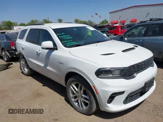 2021 Dodge Durango R/T with VIN 1C4SDHCT3MC540450, listed as a IAAI auction lot 41828334 with 45,729 mi miles and . Bid and sale history available at DreamBid. Image 1.