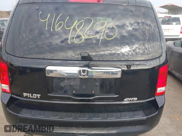 2013 Honda Pilot EX-L with VIN 5FNYF4H77DB047995, listed as a IAAI auction lot 41648290 with 154,926 mi miles and . Bid and sale history available at DreamBid. Image 16.