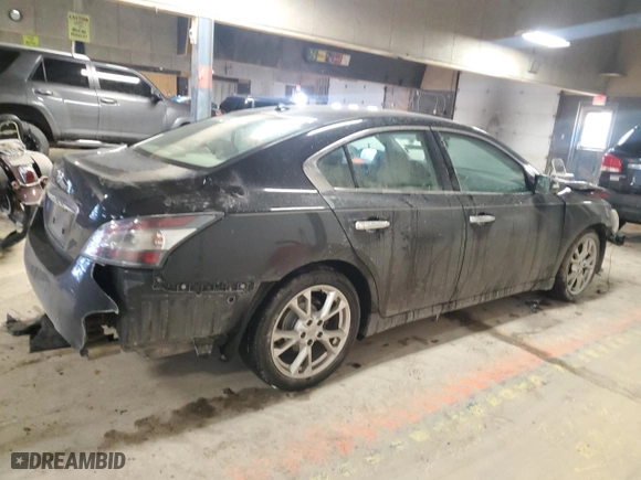 2012 Nissan Maxima 3.5 S with VIN 1N4AA5AP3CC856718, listed as a Copart auction lot 46219245 with 140,563 mi miles and Salvage Title. Bid and sale history available at carsss.com. Image 3.