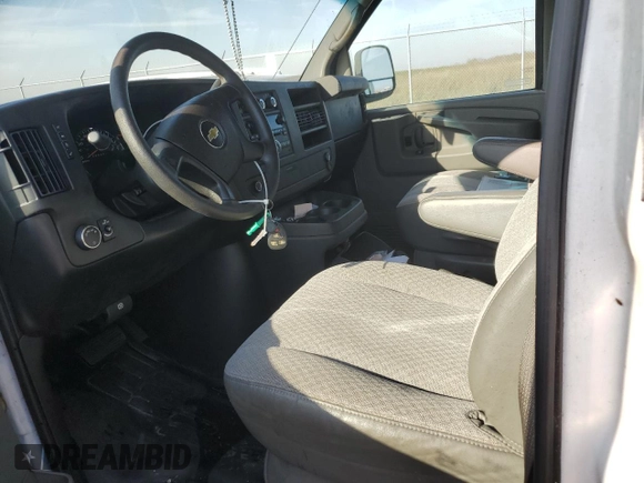 2011 Chevrolet Express Cargo with VIN 1GCSGAFX7B1175082, listed as a Copart auction lot 76302444 with Not provided miles and Salvage title. Bid and sale history available at DreamBid. Image 7.