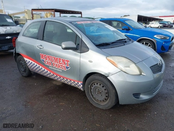 2007 Toyota Yaris with VIN JTDJT923575109042, listed as a IAAI auction lot 41786428 with 229,451 mi miles. Bid and sale history available at carsss.com. Image 1.