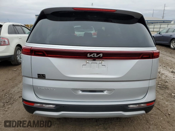 2023 Kia Carnival LX with VIN KNDNB4H31P6214573, listed as a Copart auction lot 80956874 with 38,106 mi miles and Salvage Title. Bid and sale history available at carsss.com. Image 6.