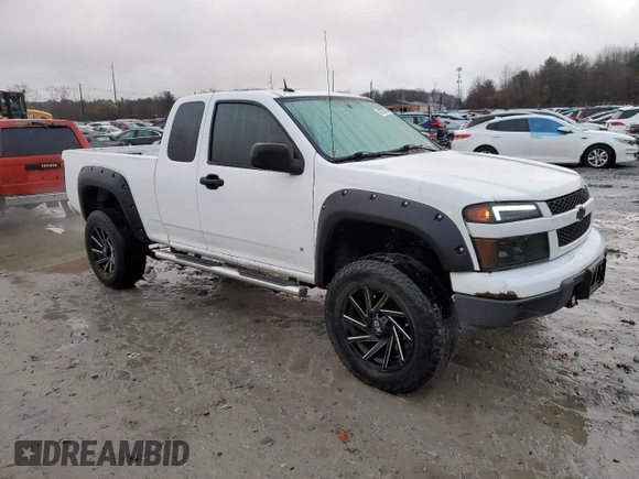 2008 Chevrolet Colorado LS with VIN 1GCDT199088160683, listed as a Copart auction lot 82765134 with 107,532 mi miles and Clean Title. Bid and sale history available at carsss.com. Image 4.