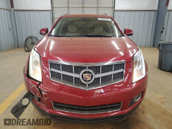 2011 Cadillac SRX Performance Collection with VIN 3GYFNEEY2BS517233, listed as a Copart auction lot 53602475 with 124,880 mi miles and Salvage Title. Bid and sale history available at carsss.com. Image 5.