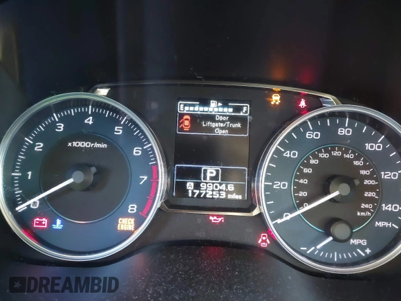 2015 Subaru Impreza Limited z VIN JF1GJAM63FH007167, wystawiony jako IAAI lot #41008665 z przebiegiem 177 253 mil mil oraz . Historia ofert i sprzedaży dostępna na DreamBid. Obrazek 7.