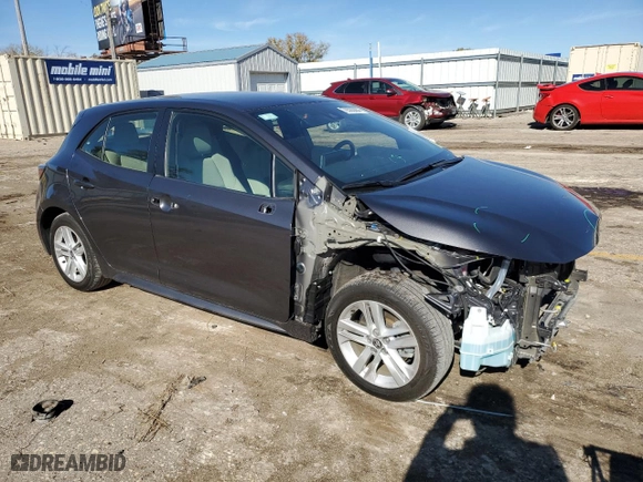 2022 Toyota Corolla Hatchback SE with VIN JTND4MBE8N3191366, listed as a Copart auction lot 79302884 with 21,234 mi miles and Salvage Title. Bid and sale history available at carsss.com. Image 4.