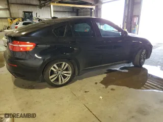 2012 BMW X6 M with VIN 5YMGZ0C57CLK14540, listed as a Copart auction lot 47419655 with 128,210 mi miles and Salvage Title. Bid and sale history available at carsss.com. Image 3.