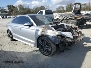 2015 Audi S3 2.0T Premium Plus with VIN WAUBFGFF9F1126868, listed as a Copart auction lot 78911154 with 0 mi miles and Salvage Title. Bid and sale history available at carsss.com. Image 4.