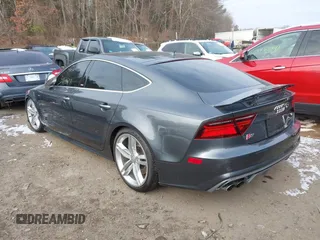 2017 Audi S7 Premium Plus with VIN WAUWFAFC0HN117279, listed as a IAAI auction lot 41186771 with 110,485 mi miles. Bid and sale history available at carsss.com. Image 3.