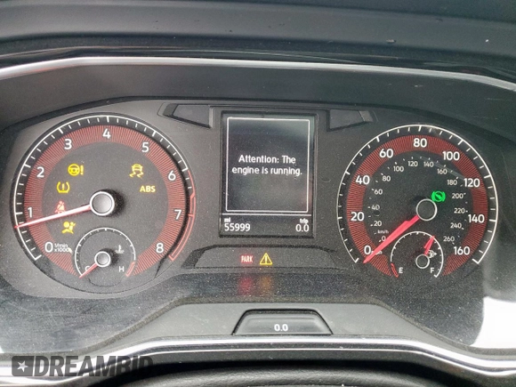 2019 Volkswagen Jetta S z VIN 3VWC57BUXKM123468, wystawiony jako Copart lot #51210175 z przebiegiem 55 999 mil mil oraz Szkoda całkowita • Salvage title. Historia ofert i sprzedaży dostępna na DreamBid. Obrazek 9.